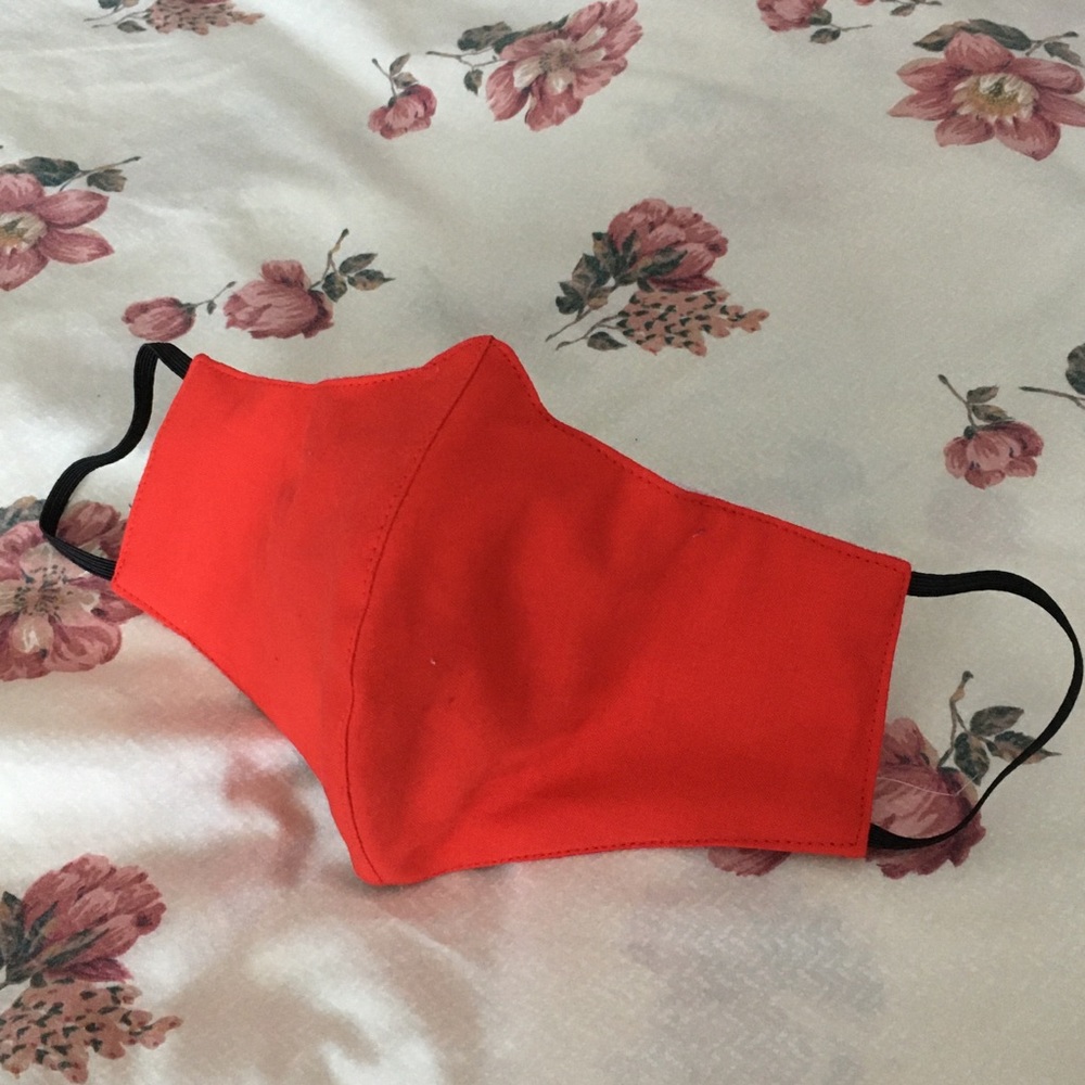 KIDS Brilliant Red, Solid quality face mask
